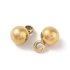 Ion Plating(IP) 304 Stainless Steel Charms STAS-G336-04B-G-2