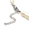 Acrylic Imitation Pearl Beaded Necklace for Women NJEW-JN03915-5
