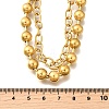 304 Stainless Steel Cable Chain & Ball Chain Necklaces for Women NJEW-F340-02G-3