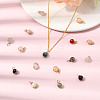 32Pcs 16 Styles Natural & Synthetic Gemstone Pendants PALLOY-SW00089-4