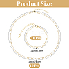 20Pcs Brass Cable Chain Bracelets & Necklaces Sets for Women SJEW-BM0001-03-2