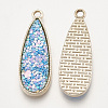 Alloy Pendants PALLOY-T050-39B-2