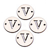 Unfinished Natural Poplar Wood Links Connectors WOOD-S045-140B-01V-1