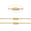 Ion Plating(IP) 304 Stainless Steel Rectangle Link Chains STAS-B041-10G-2