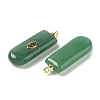 Natural Green Aventurine Pendants G-H328-02G-B06-2