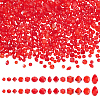 810Pcs 14 Styles Faceted Glass Beads GLAA-ME0001-09-1
