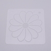 Matte PP Plastic Drawing Scale Template DIY-WH0210-46-1