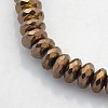 Electroplate Non-magnetic Synthetic Hematite Beads Strands G-J208C-02-1