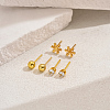 Elegant Stainless Steel Bowknot Stud Earring Sets BX1119-2-2