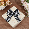 Polyester Stripe Ribbons SRIB-WH0011-326C-4