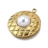 Plastic Pearl Pendants LS-STAS-Q360-03G-G-2