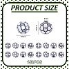 150Pcs Craft Style Acrylic Beads SACR-UN0001-03-3