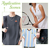 16Pcs 4 Styles Sport Enamel Lapel Pin Backs Brooch JEWB-AR0001-23-5