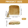 Cloth Jewelry Storage Zipper Bags with Tassel ABAG-WH0045-75-2
