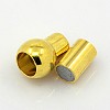Brass Magnetic Clasps with Glue-in Ends KK-G230-6mm-M-NF-3