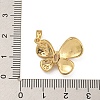 Rack Plating Brass Micro Pave Cubic Zirconia Pendants KK-U035-20G-02-3