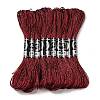 10 Skeins 12-Ply Metallic Polyester Embroidery Floss OCOR-Q057-A07-1