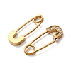 304 Stainless Steel Rhinestone Safety Pin SA-CBAE39F-03G-A-2
