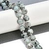 Natural Sesame Jasper/Kiwi Jasper Beads Strands G-B125-O09-01-2