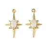 Brass Micro Pave Cubic Zirconia Pendants X-KK-M277-08G-04-1