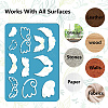Acrylic Earring Handwork Template DIY-WH0359-043-5