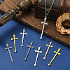 40Pcs 5 Colors Alloy Big Pendants FIND-SC0018-10A-5