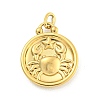 304 Stainless Steel Pendants Rhinestone Settings LS-STAS-O009-01D-G-1