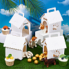 Paper Gift Packaging Boxes with Handles and Window CON-WH0095-186-3