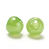 Opaque Acrylic Beads OACR-G012-03G-2