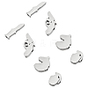 Unicraftale 8Pcs 4 Style 304 Stainless Steel Beads STAS-UN0026-63-2
