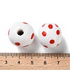 Printed Wood European Beads WOOD-Z002-11B-3