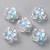 Transparent Acrylic Beads OACR-WH0032-13E-1