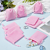 Velvet Jewelry Drawstring Gift Bags ABAG-BBC0001-10A-02-4