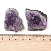 Nuggets Natural Amethyst Geode Crystal Cluster AJEW-A055-01-4