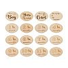 Basswood Milestone Cards WOOD-TA0001-41B-17