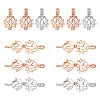 ARRICRAFT 15Pcs 3 Colors Brass Diffuser Locket Pendants KK-AR0001-98-1