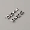Brass Fold Over Clasps LS-KK-WH0046-51P-1