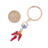 Porcelain & Alloy Enamel Keychain KEYC-JKC01156-02-3