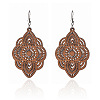 Wood & Iron Dangle Earrings FS-WG31712-03-1