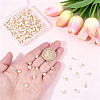 200Pcs Heart ABS Imitation Pearl Pendants PALLOY-BM00021-3