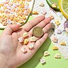 60Pcs 12 Styles Cartoon Opaque Resin Cabochons CRES-CJ0001-63-4