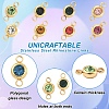20Pcs 10 Colors 304 Stainless Steel Rhinestone Links/Connectors STAS-YW0010-11-3