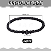 12Pcs Adjustable Polyester Braided Bead Bracelets for Men Women BJEW-HY0002-70B-2