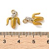 304 Stainless Steel Enamel Rhinestone Pendants SA-L002-09G-3