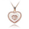 Heart Shape 925 Sterling Silver Pendants STER-BB57671-1