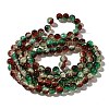Christmas Theme Crackle Glass Beads Strands X1-CCG-C002-8mm-04-2