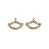 304 Stainless Steel Rhinestone Pendants STAS-Z154-03G-01-1