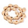 Handmade Printed Porcelain Beads Strand PORC-T133-01F-2