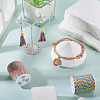 4 Rolls 4 Colors 4-Ply Polycotton Cord with Metallic Thread OCOR-TA0003-33B-7