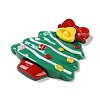 Christmas Theme Opaque Resin Cabochons RESI-F053-A06-2
